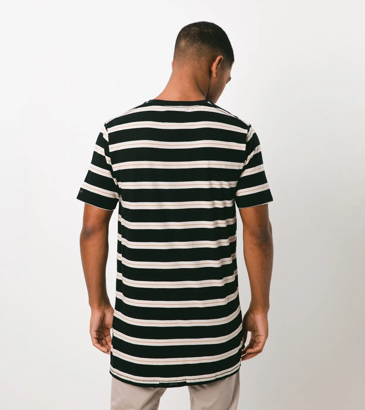 Stripe Flintlock Tee Black/Shell