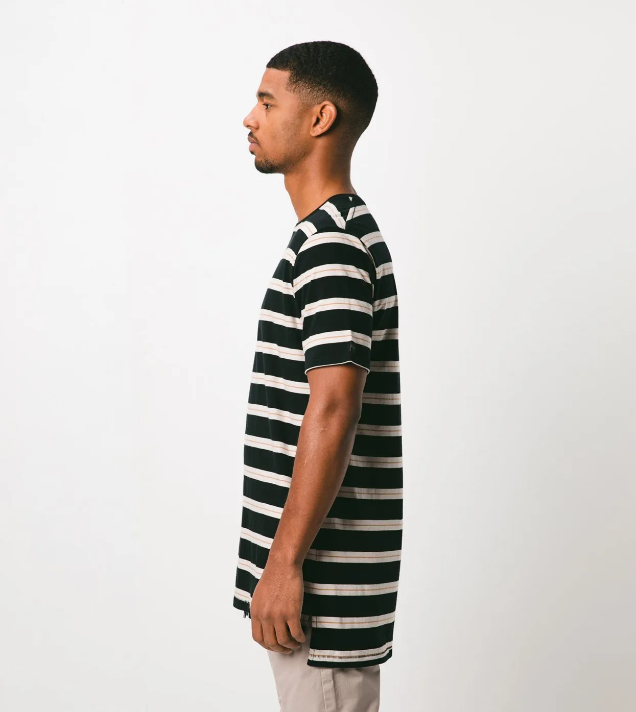 Stripe Flintlock Tee Black/Shell