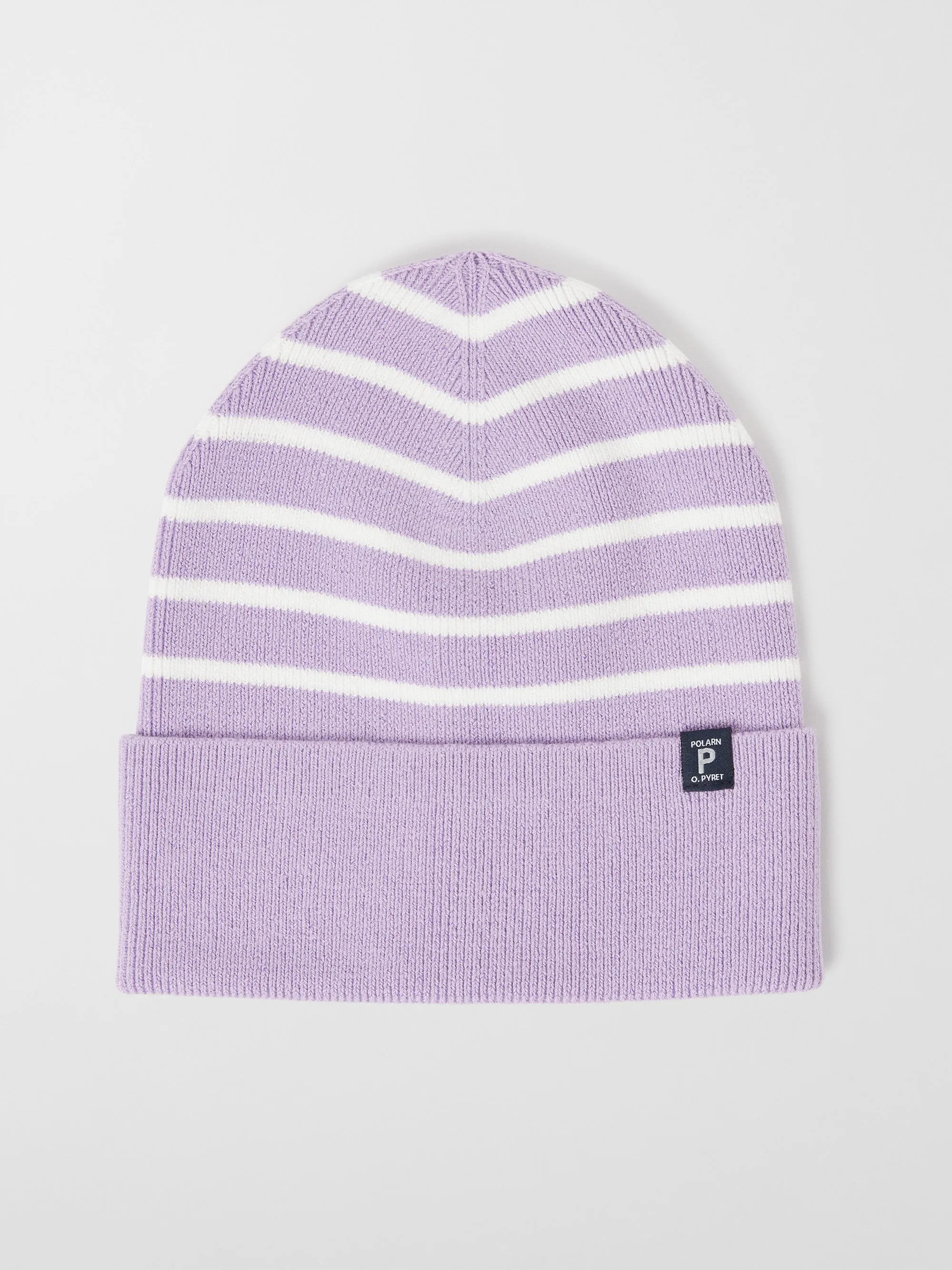 Striped Knitted Kids Beanie Hat