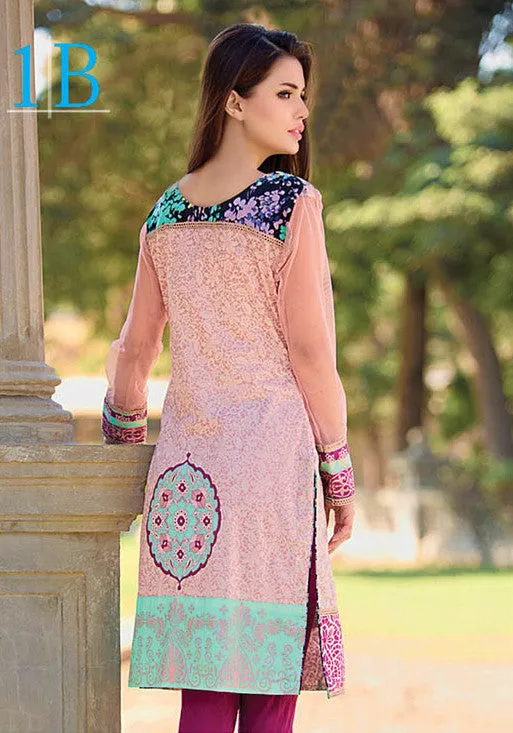 Subhata Embroidered Lawn Tunic Collection - 1B