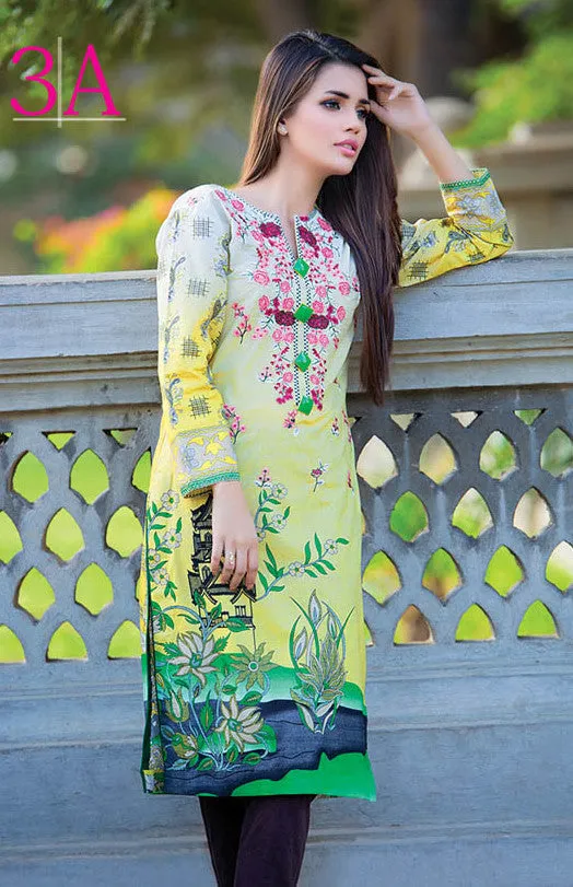 Subhata Embroidered Lawn Tunic Collection - 3A