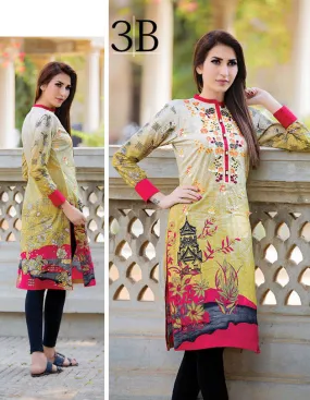 Subhata Embroidered Lawn Tunic Collection - 3B