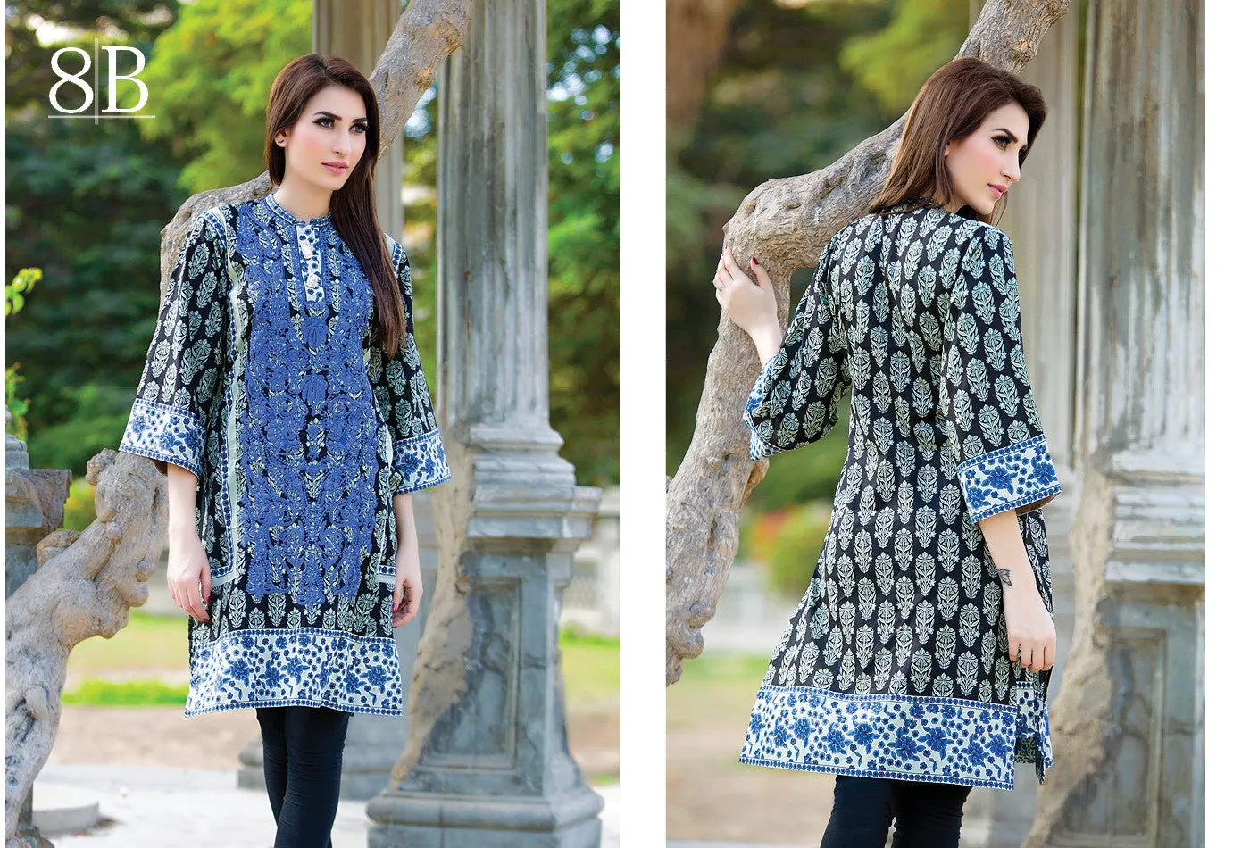 Subhata Embroidered Lawn Tunic Collection - 8B