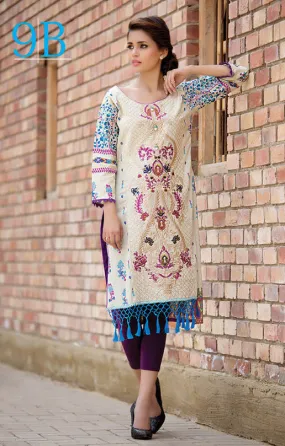 Subhata Embroidered Lawn Tunic Collection - 9B