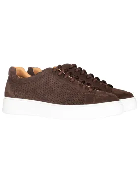 Suede Sneakers Dark Brown