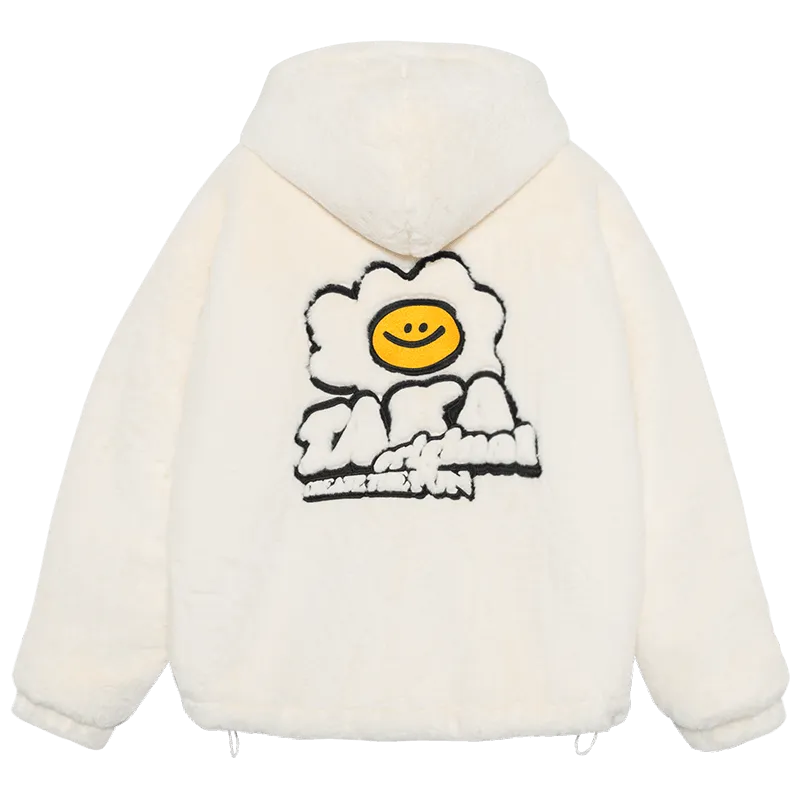 TAKA Original Life Is Beautiful Daisy Day Dream Fluffy Jacket