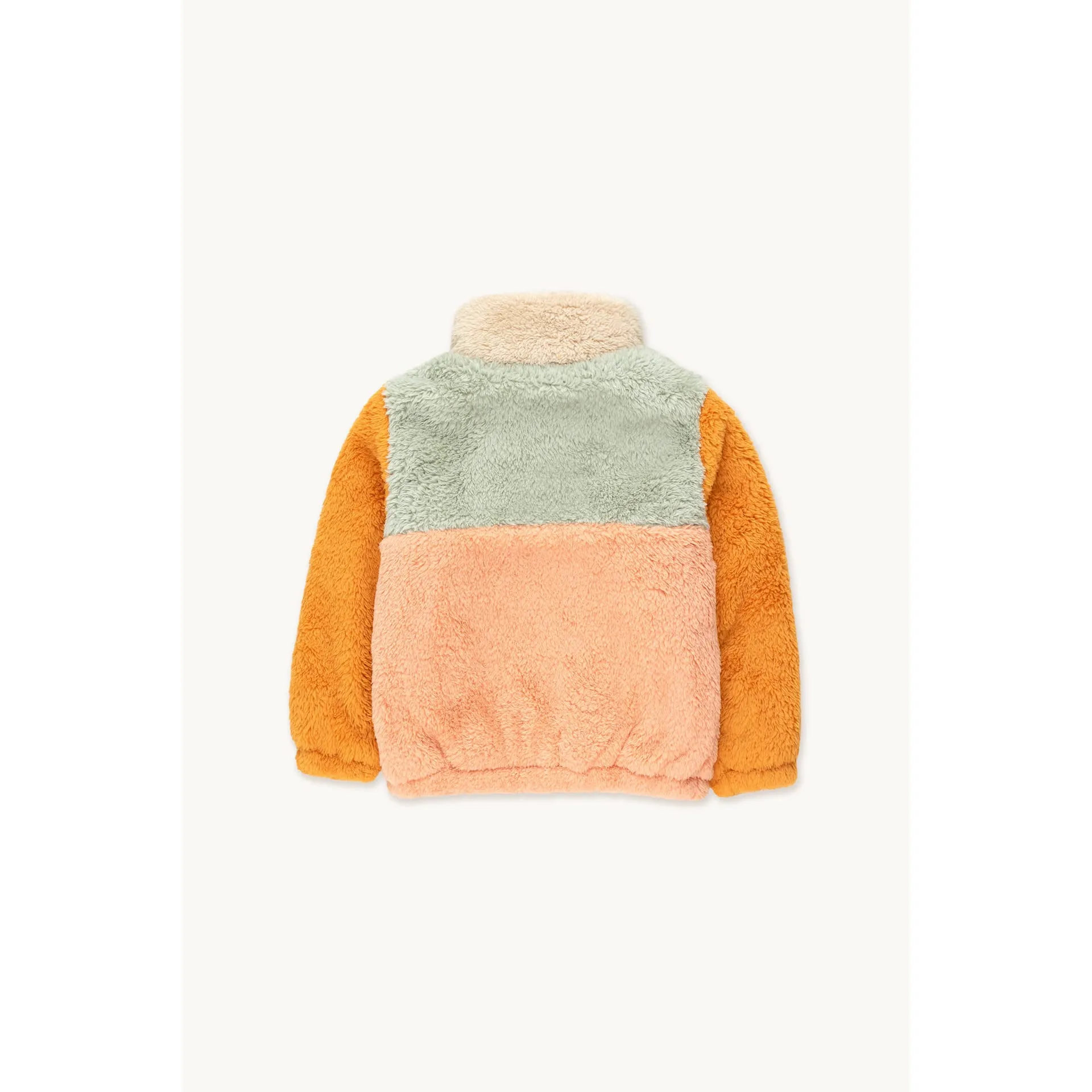 TINYCOTTONS Color Block Polar Sherpa Jacket Sage