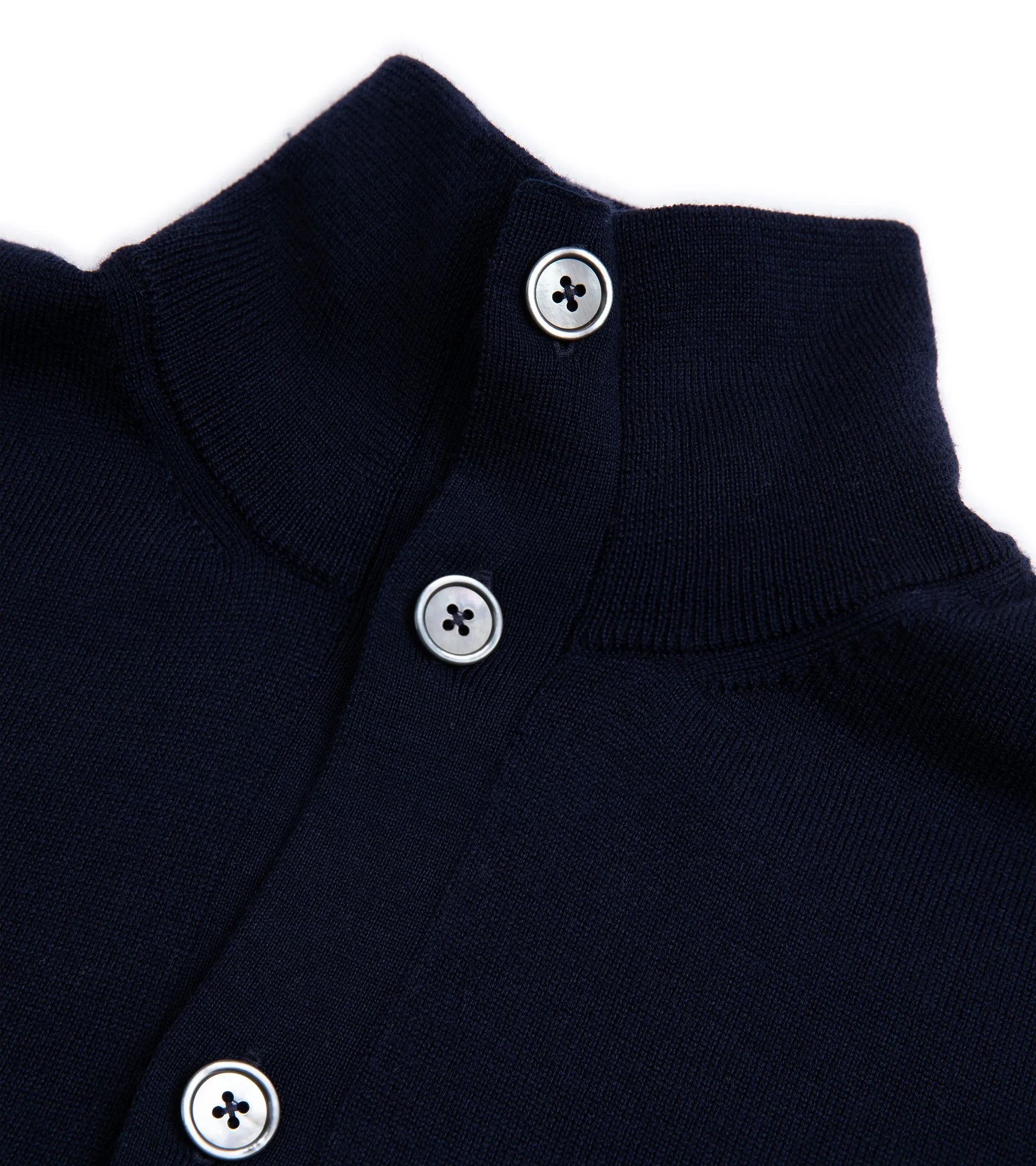 Trunk Stratton Merino Cardigan: Navy