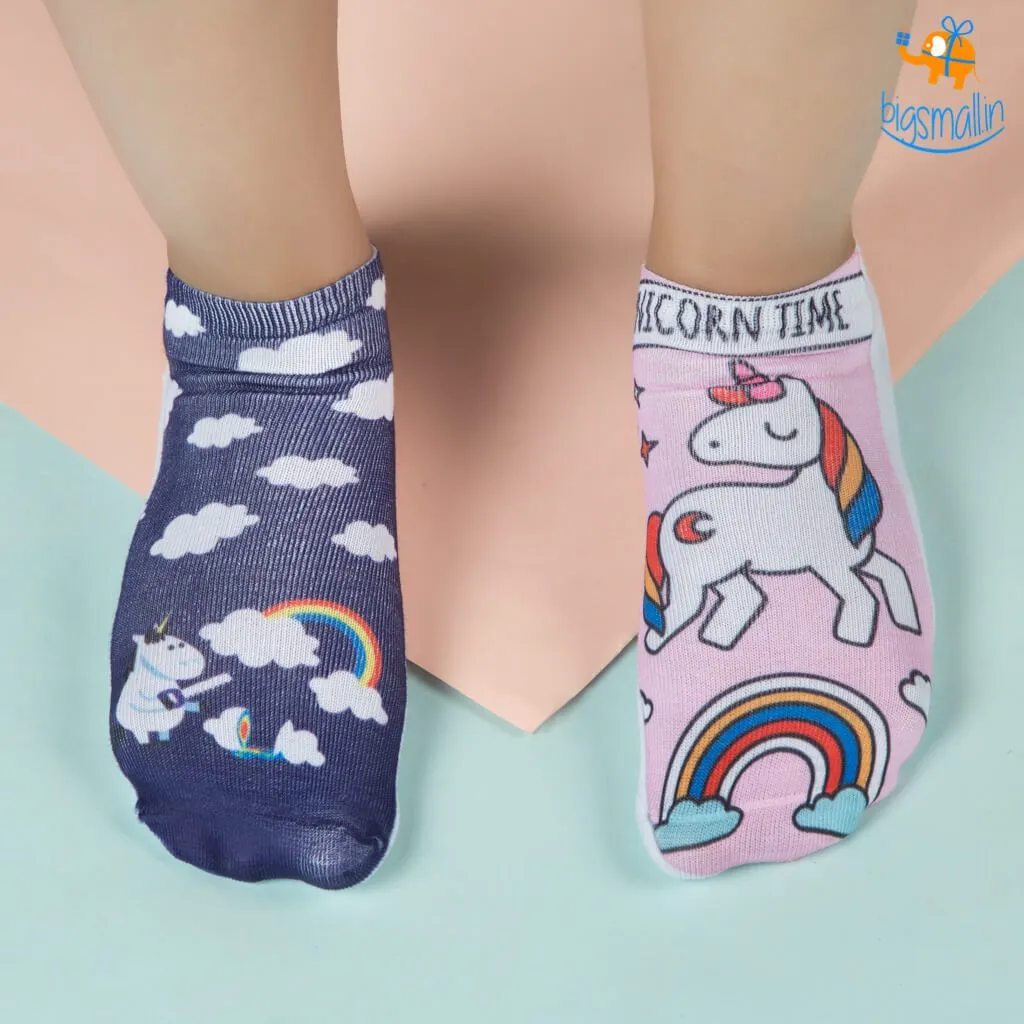 Unicorn Socks - Set of 2 (Assorted designs)