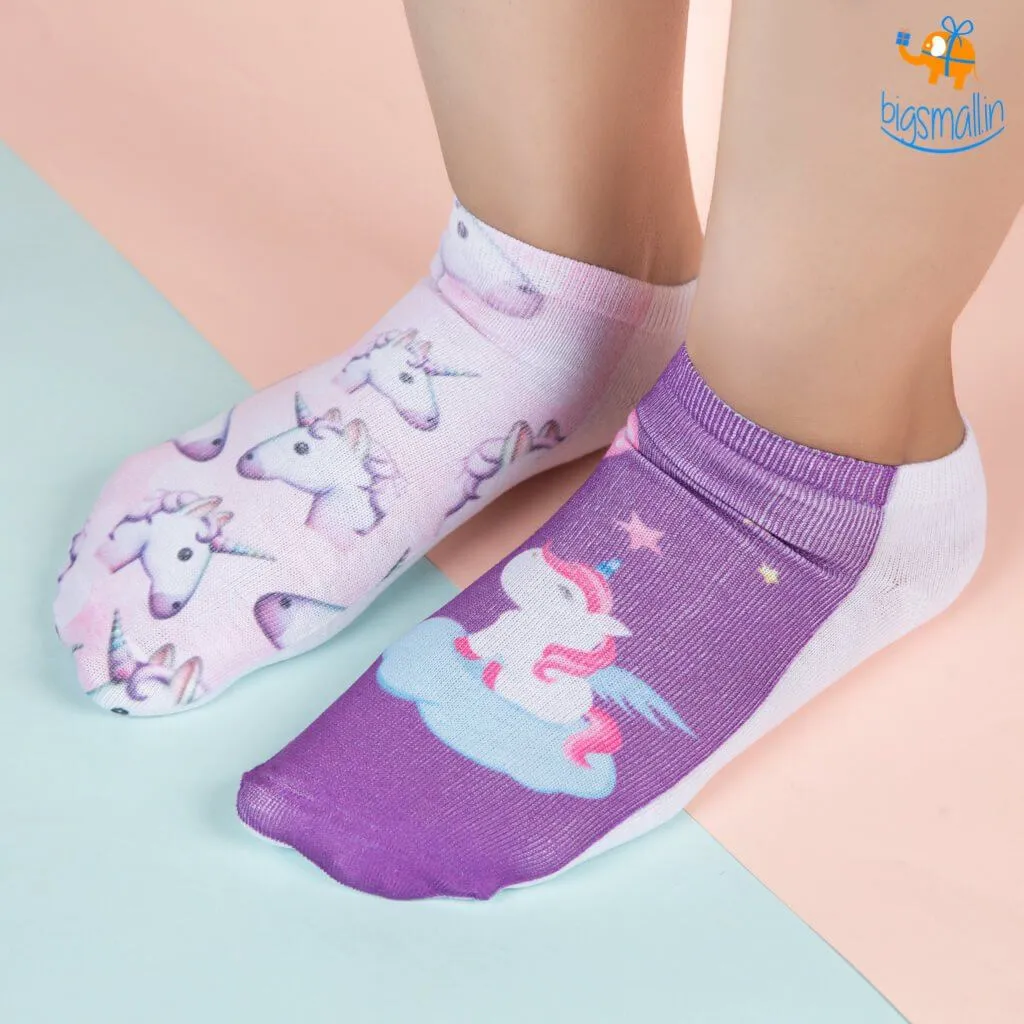 Unicorn Socks - Set of 2 (Assorted designs)