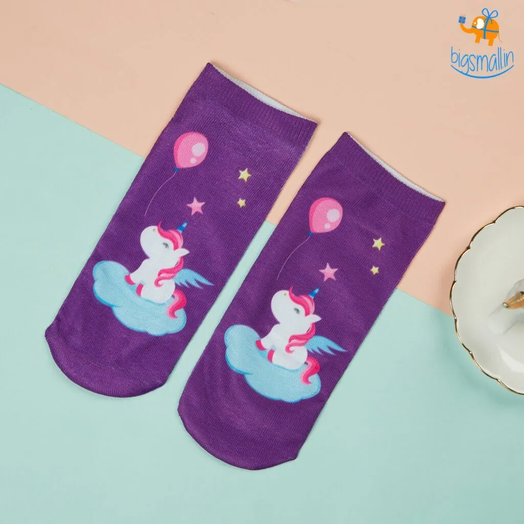 Unicorn Socks - Set of 2 (Assorted designs)