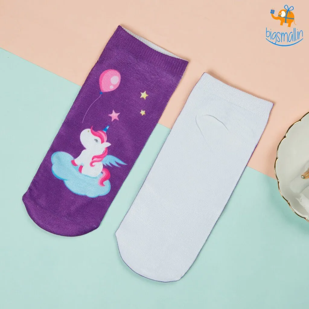 Unicorn Socks - Set of 2 (Assorted designs)