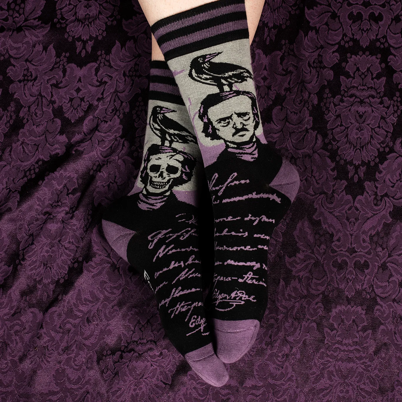 Unisex The Raven   Poe Socks