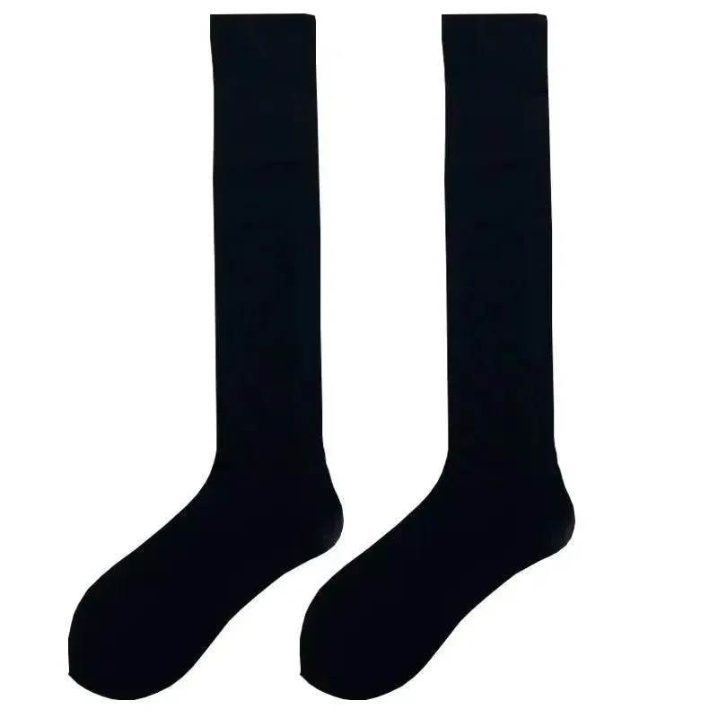 Velvet Solid Color Women's Knee High Socks | JK & Lolita Outfits