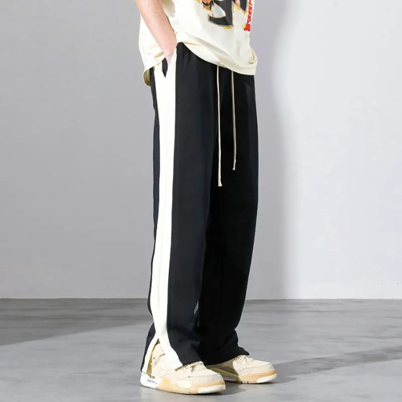 Versatile Draping Trendy Floor-Length Straight Pants Loose Fit Sweatpant