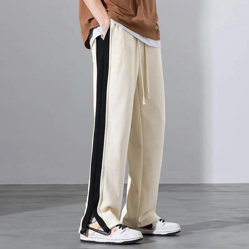 Versatile Draping Trendy Floor-Length Straight Pants Loose Fit Sweatpant