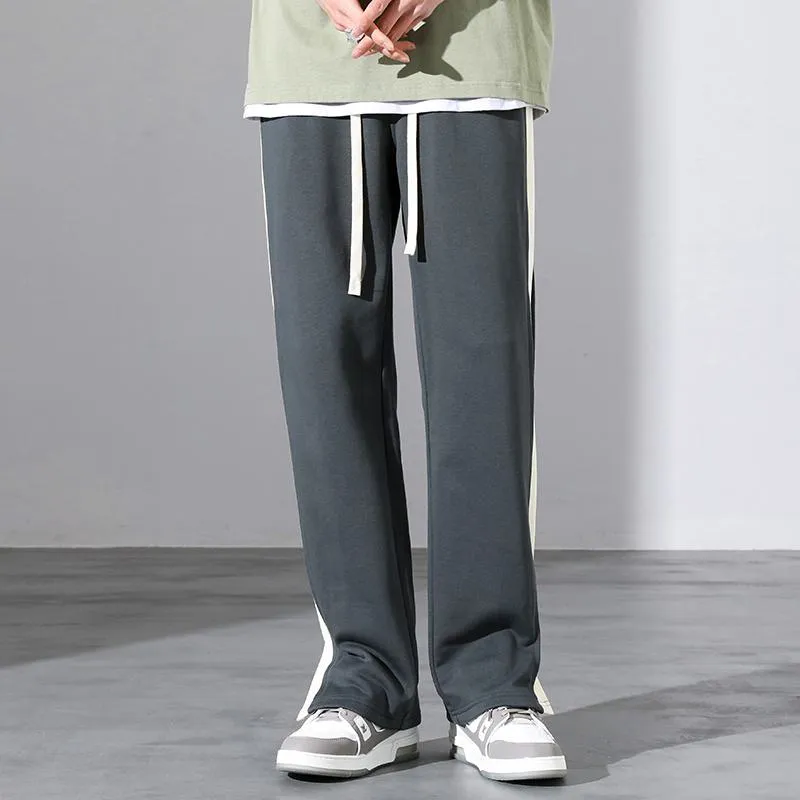 Versatile Draping Trendy Floor-Length Straight Pants Loose Fit Sweatpant