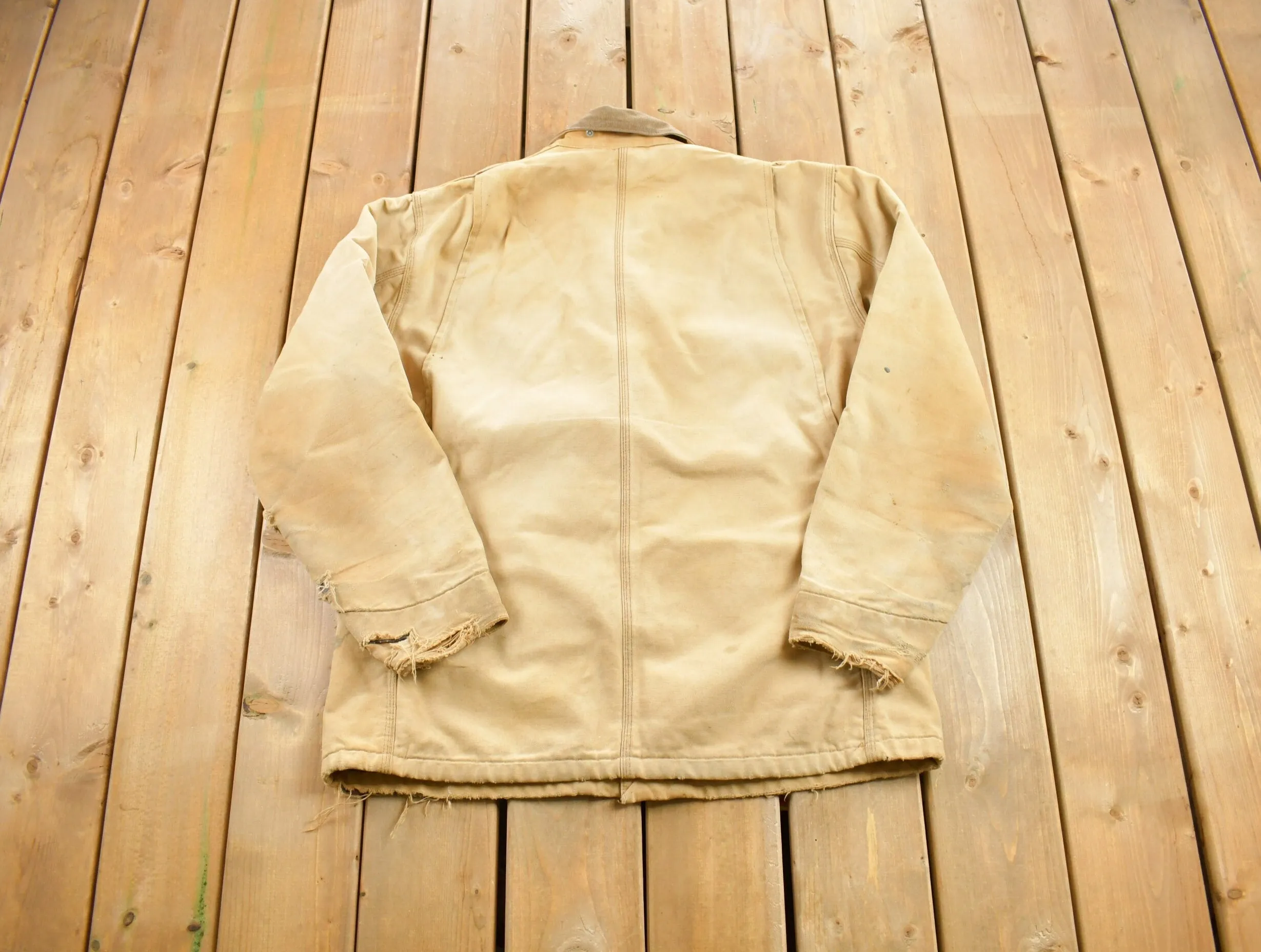 Vintage 1980s Carhartt Blanket Lined Chore Jacket