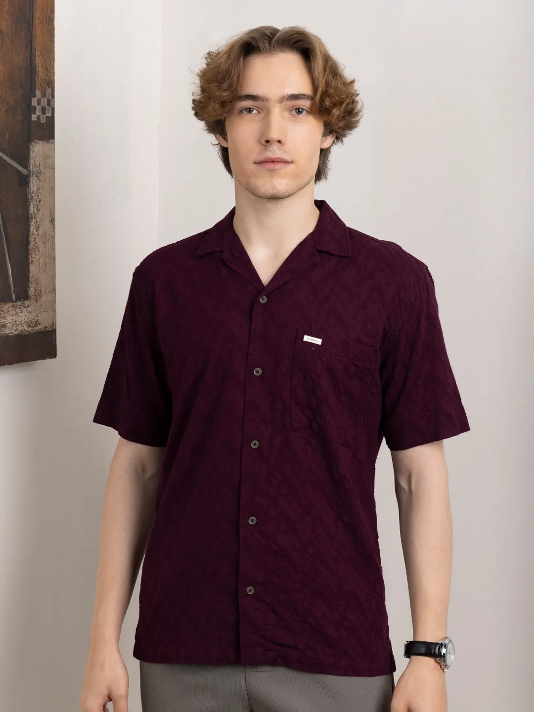 Wine Plain Resort Shirt