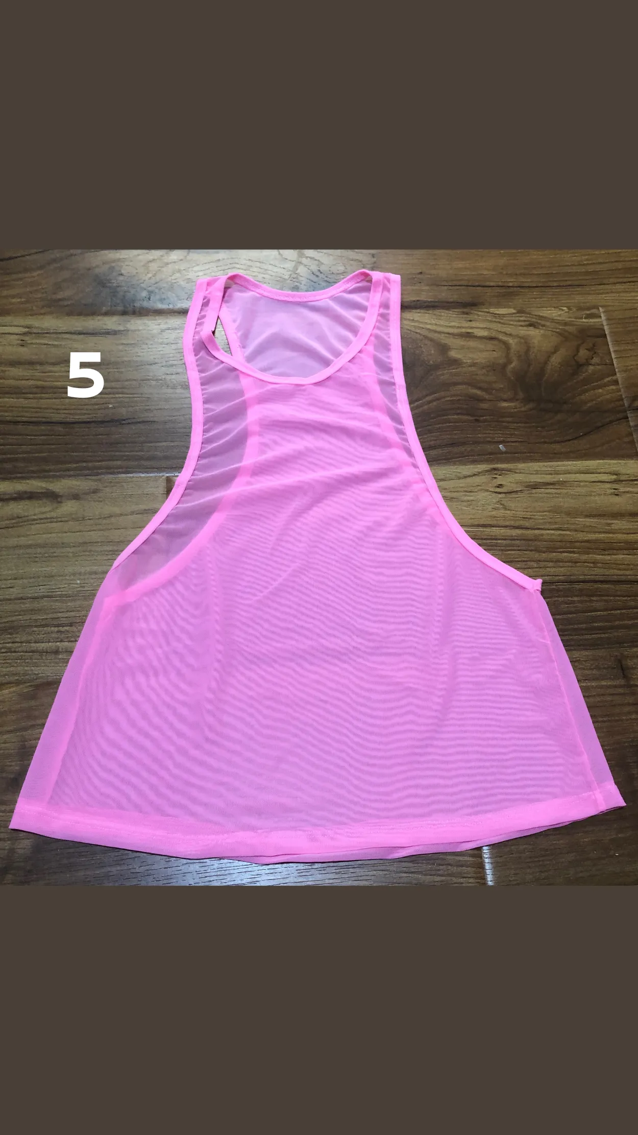 Women Workout Mesh Tank Top