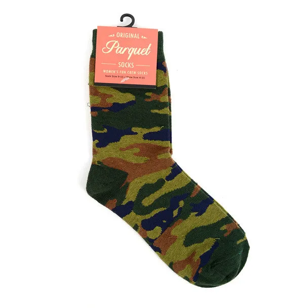 *Women's Camouflage Novelty Socks