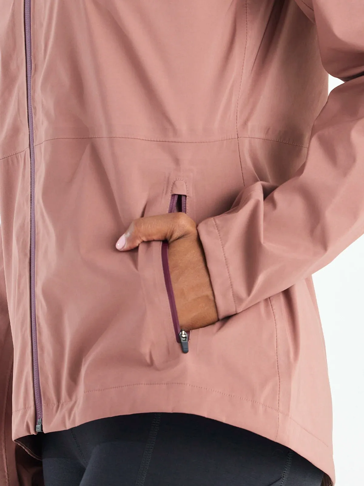 Women's Cloudshield Rain Jacket - Light Sangria