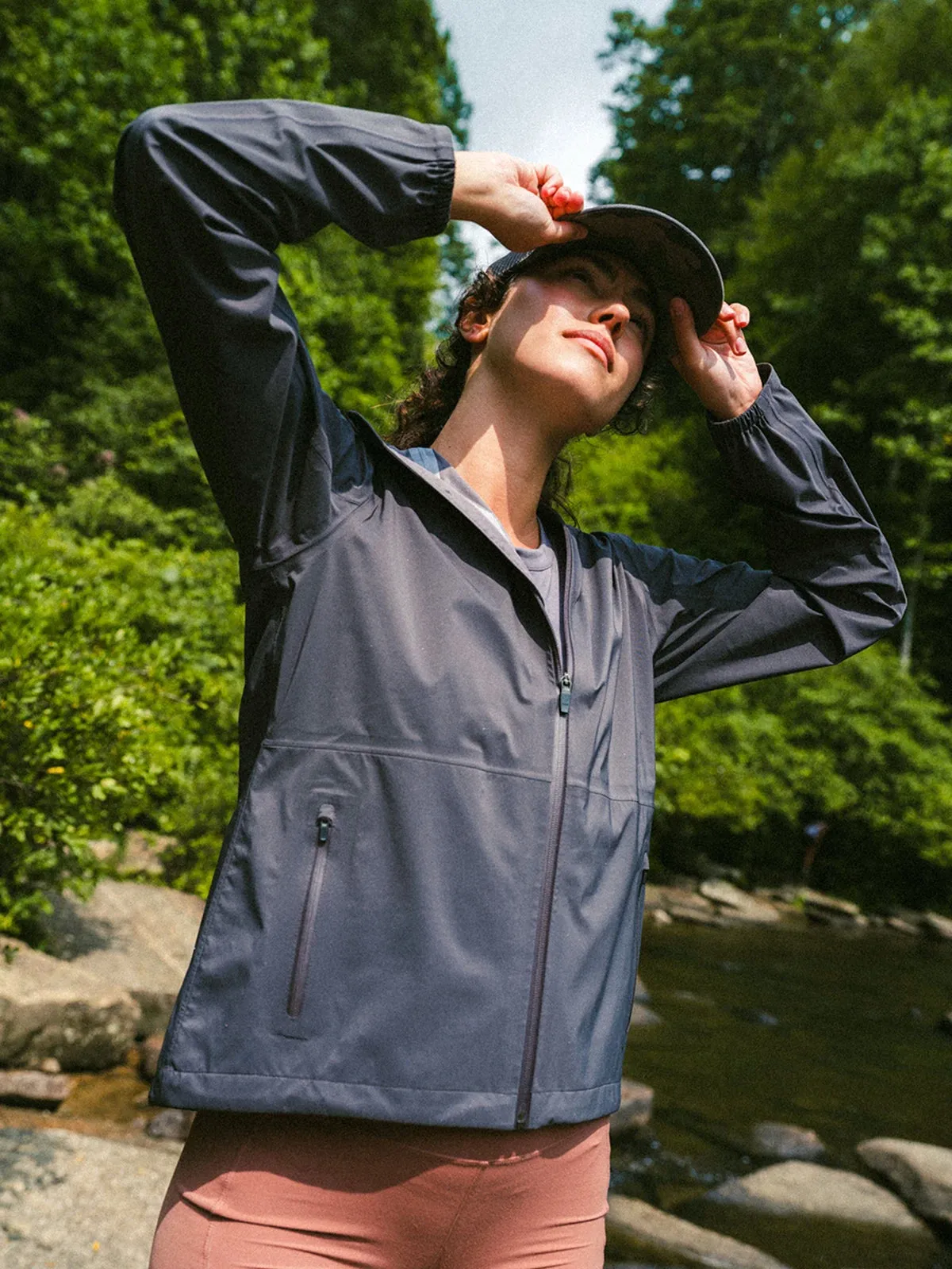 Women's Cloudshield Rain Jacket - Ocean Mist