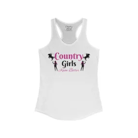 Women's Country Girl Ideal Racerback Tank