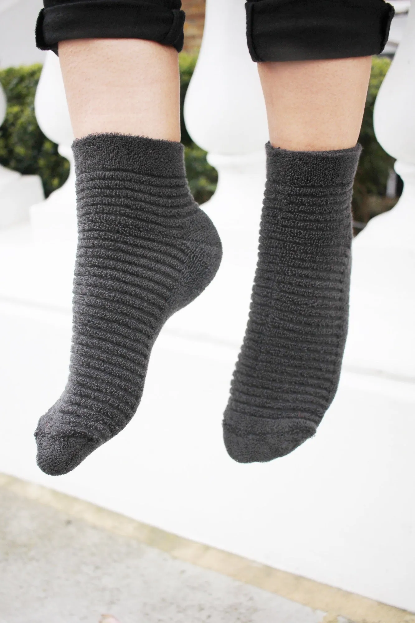 Women's Socks - Dark Charcoal Grey