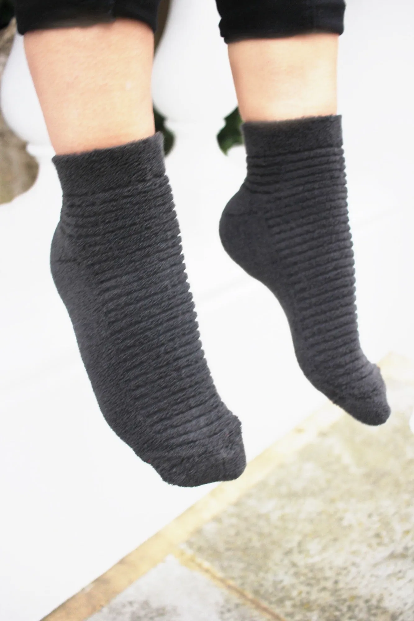 Women's Socks - Dark Charcoal Grey