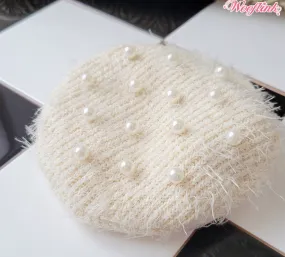 Wooflink Sprinkles Beret - Cream