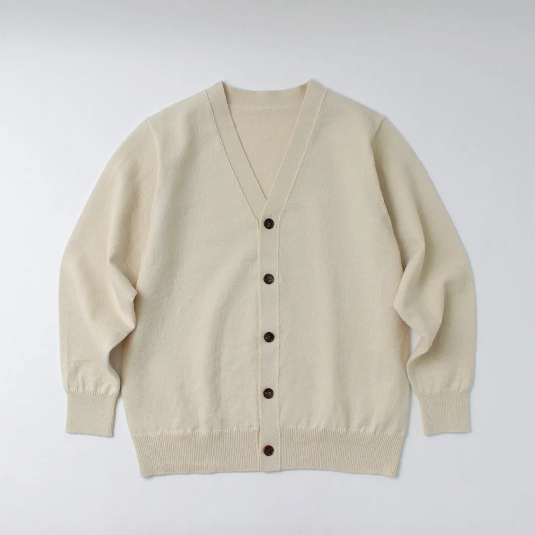 YONETOMI NEW BASIC / Rigid Cashmere Knit Cardigan