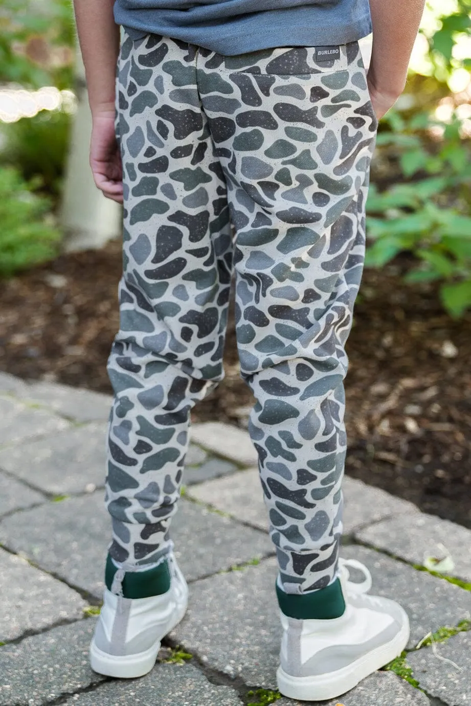 Youth Fleece Jogger- Classic Deer Camo